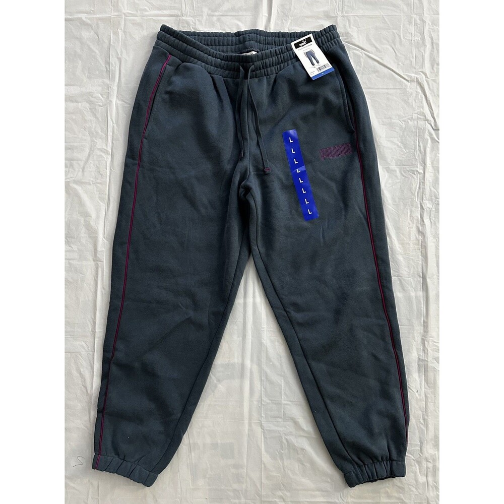 Puma Women’s Fleece Jogger Blue Size L